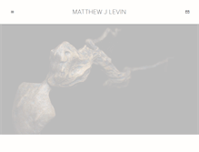 Tablet Screenshot of matthewjlevin.com